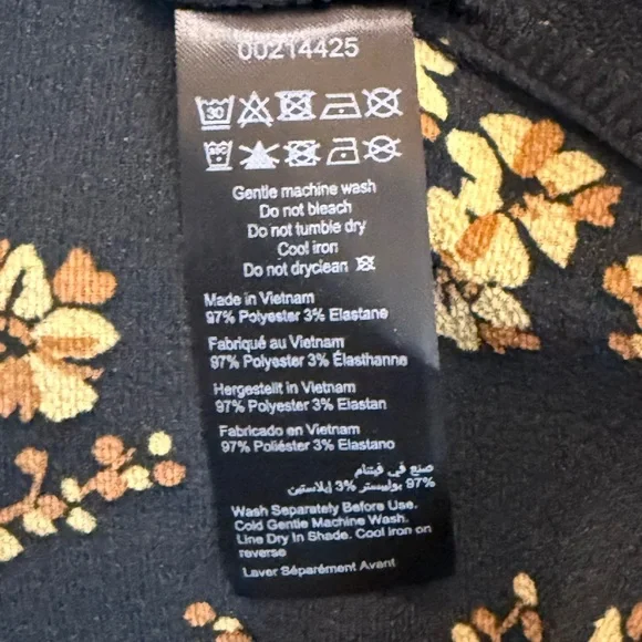 City Chic Black Golden Posey Lightweight Corset Detail Peplum Blouse NWT Size 16 - Picture 10 of 11